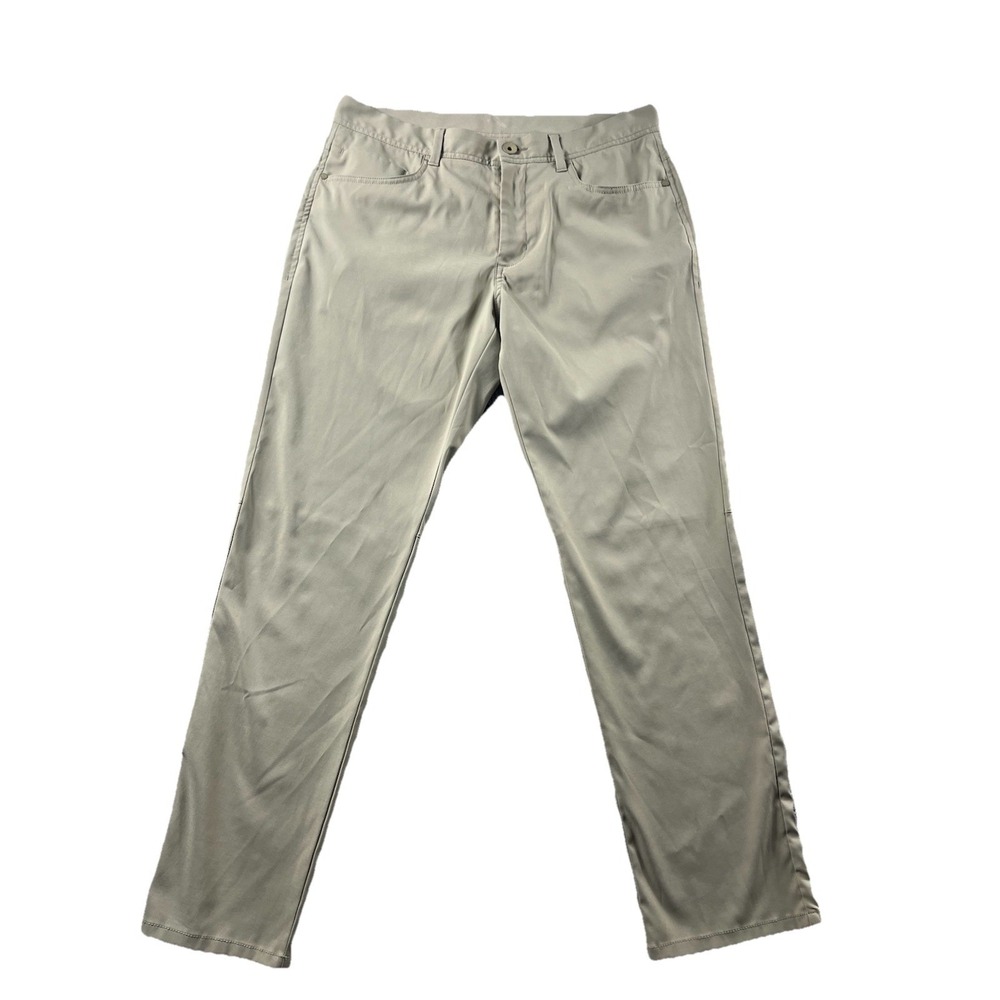 Tommy Bahama Island Zone Performance 5-Pocket Pants Mens 33x30 Beige Golf